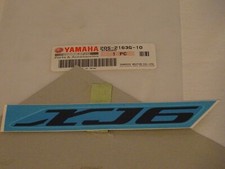 YAMAHA 20S-2163G-10 emblème 1 XJ6 noir/bleu