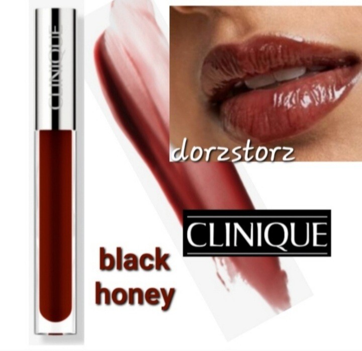 Clinique Pop Plush Creamy Lip Gloss in Black Honey Pop 0.11 oz New Unboxed-image