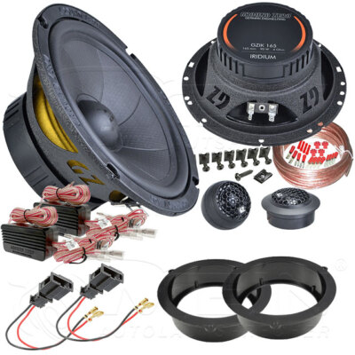 GROUND ZERO LAUTSPRECHER für AUDI A6 C7 / 4G 2011-2018 Hinten Tür 150W 165 #BN2V