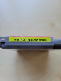 *AUT&Eacute;NTICO* NES Wrath of the Black Manta, 1990 *SOLO CARRO*PROBADO*
