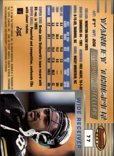 1996 Bowman's Best Football  *COMPLETE YOUR SET*  Pick From List - Picture 152 of 356