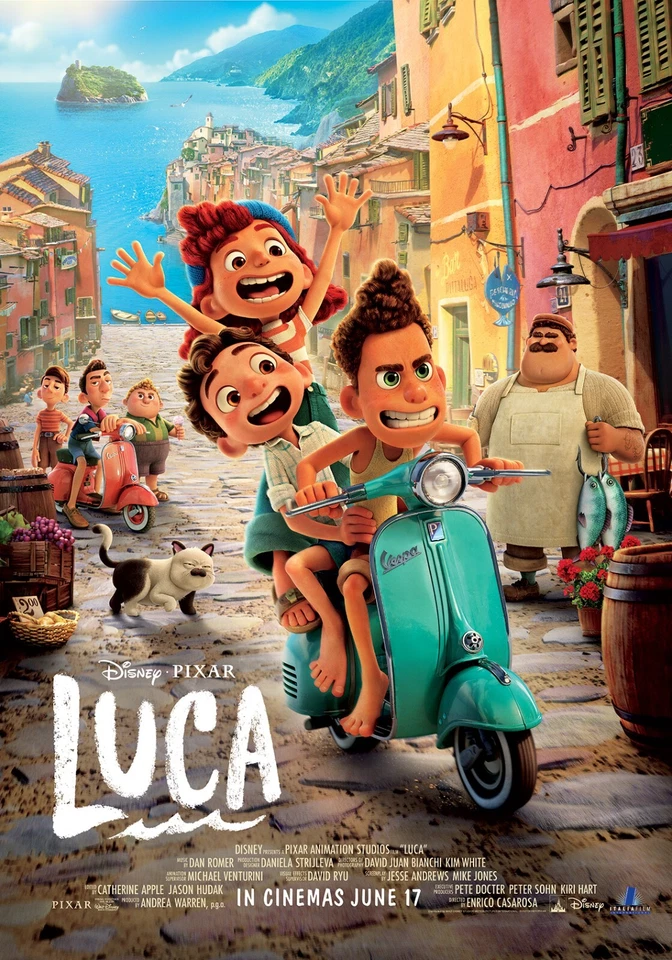 Luca movie poster (c) - 11 x 17 inches