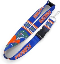 Florida Gators NCAA Mascot Breakaway Lanyard Key Ring Multi Color