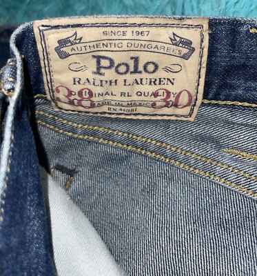 Men's Polo Ralph Lauren Authentic Dungarees Jeans 38x30 | eBay