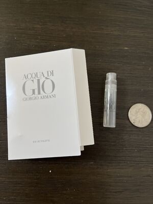 Giorgio Armani Acqua di Gio Toilette Perfume Fragrance .04 oz Trial Sample