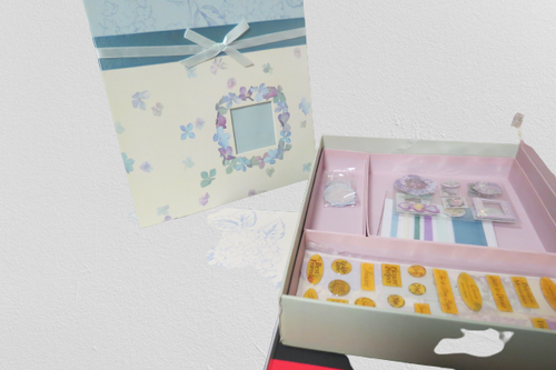 Hydrangea Collection Scrapbooking Kit 12" x 12" Complete And Never Used In Box
