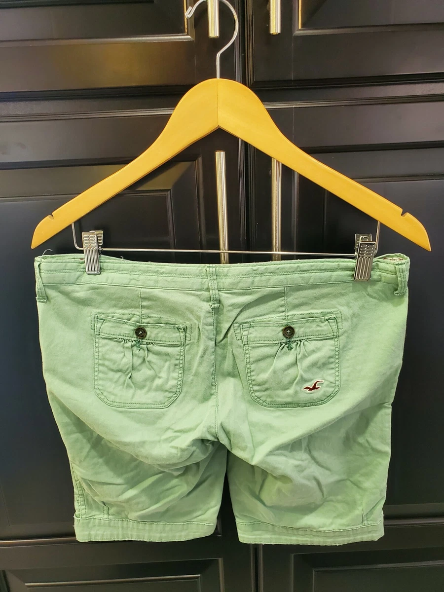 Hollister yellow cheap shorts