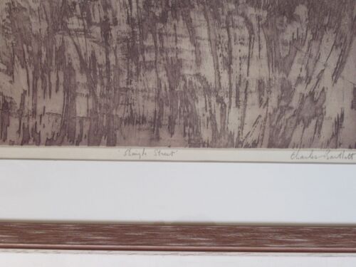 Original etching & aquatint, Charles Bartlett, Shingle Street, 27 of 75, framed - Picture 4 of 8