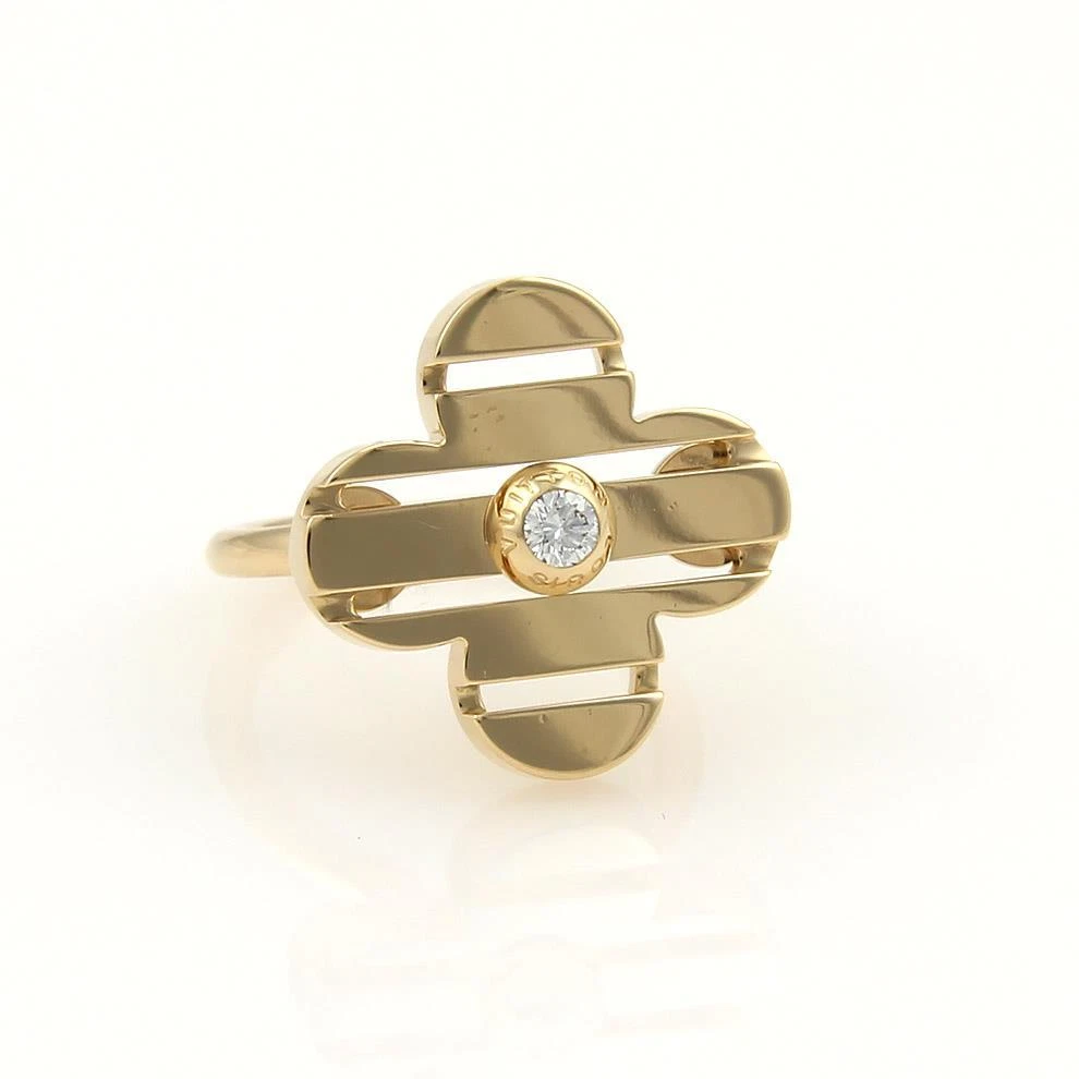 Louis Vuitton Petite Fleur Flower Diamond Ring