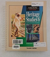 Heritage Studies 6 Teacher's Edition 2nd Ed. Bob Jones Christian Schools. B10