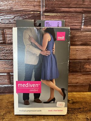 Mediven Comfort Compression Socks Calf Pet CT Navy 30-40 Size 1