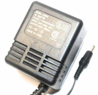 Sino-American A40910 AC Adapter Direct Plug-In 9VDC 1000mA Power Supply Charger