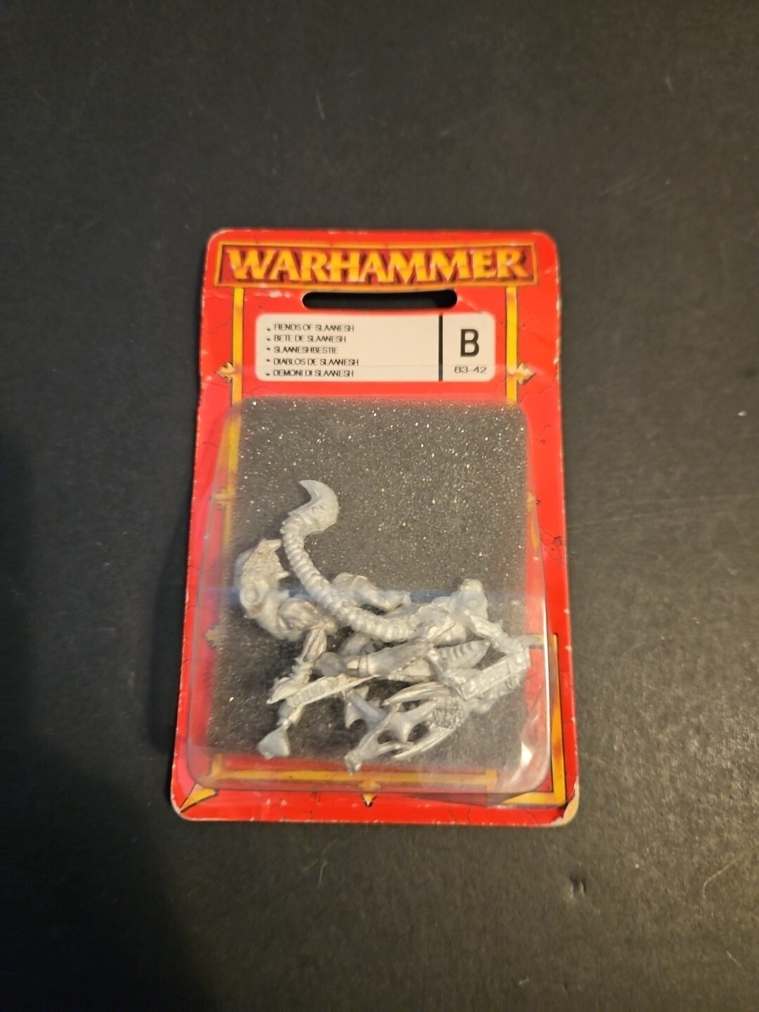 Warhammer Fantasy 40k Chaos Fiend of Slaanesh BNIB Blister OOP Metal GW
