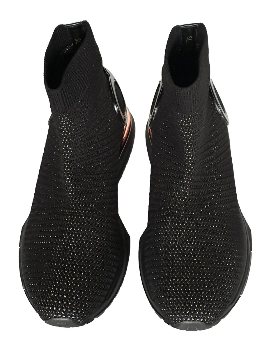 スニーカー FERRAGAMO Black Cosma Sock High-Top Sneakers Woman Ferragamo Cosma Sock High-Top Sneakers in Black | THE LIST
