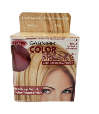 NEW Garnier Color Breaks Kit No. 5 LIGHT BLONDE TO MEDIUM BLONDE