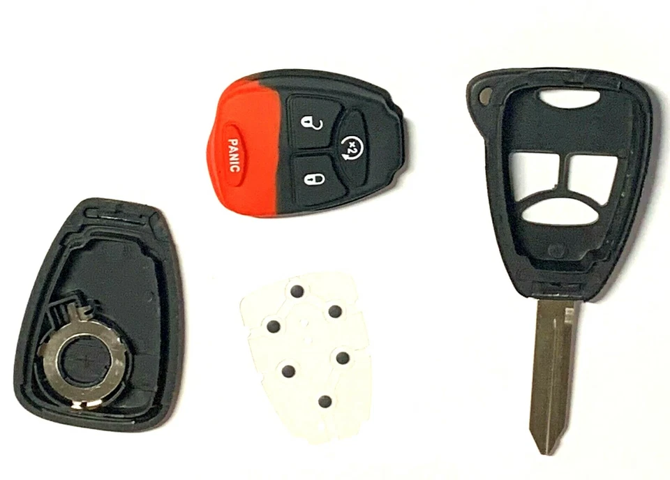 2X Remote Head Key Shell 4 Button For Jeep Compass Patriot Wrangler 2008-2018 A+ - Image 3 of 4