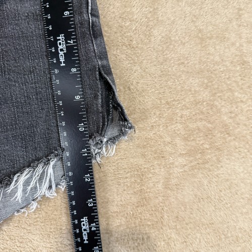 Pantaloncini jeans Ralph Lauren taglio donna 6 neri vita media invecchiati anni 90 grunge - Foto 9 di 12