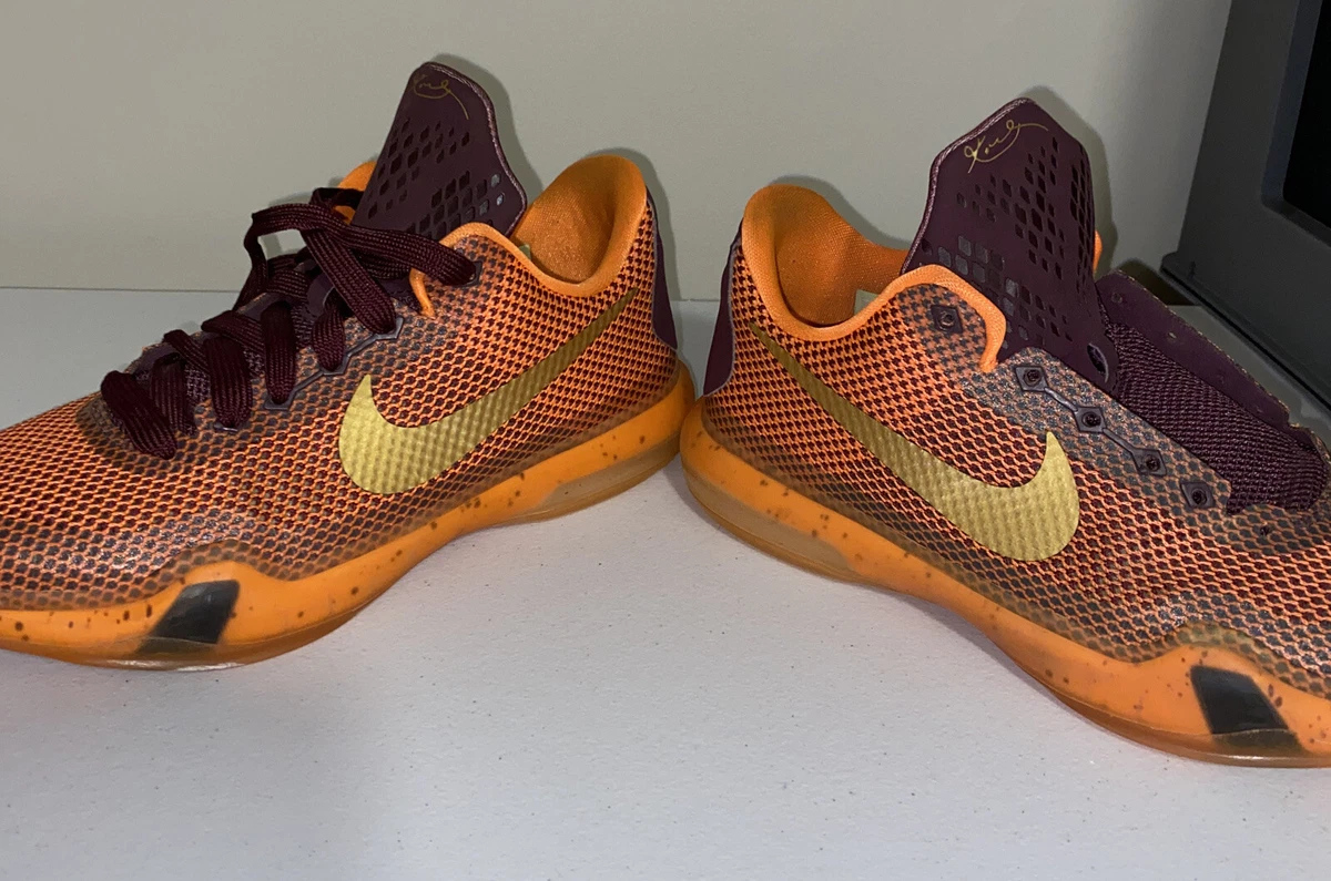 Nike Shoes | Kobe Boys 4 Silk Road | Color: Orange/Purple LACES IN ONE SHOE | eBay