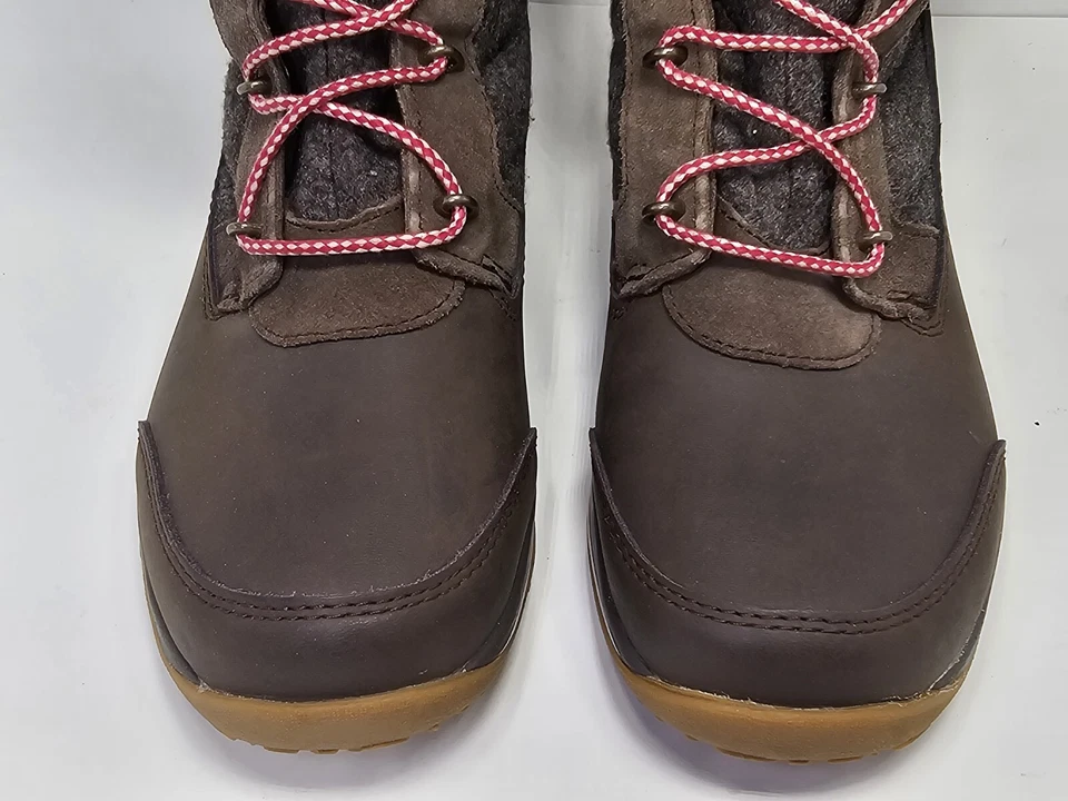 Salomon Hime High Brown Quilted Winter Casual Boots Womens Size 7 faux fur tall  - Image 4 of 4