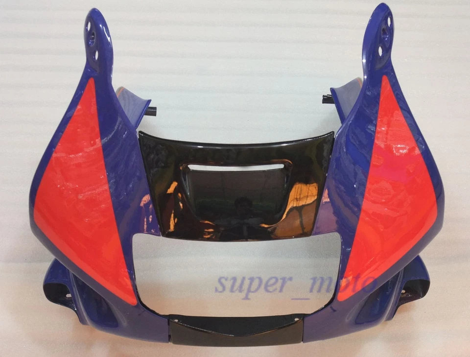 Front fairing nose Plastic Cowl Fit For Honda CBR600 F2 1991-1994 Red Black Blue - Imagem 2 de 2