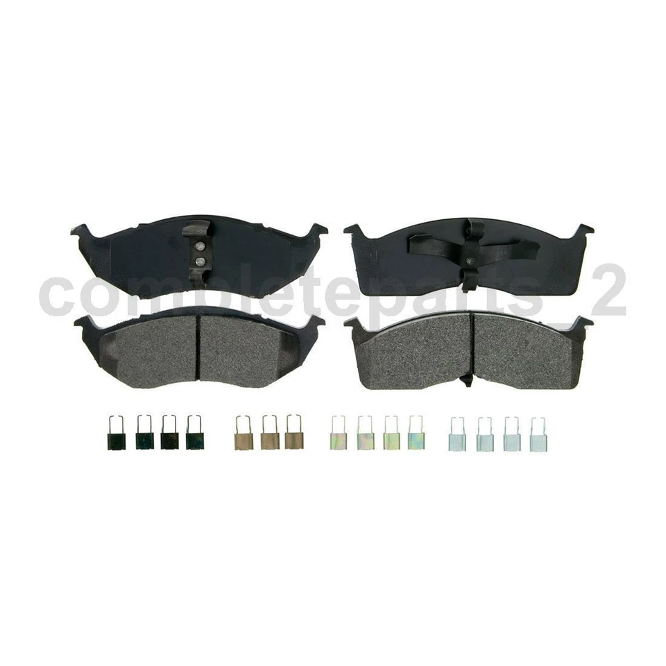 Juego de 2 pastillas de freno delanteras traseras para Dodge Intrepid 3,5 L 2,7 L 3,2 L Chrysler 300M 3,5 L Foto 3 de 4