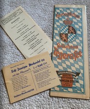 Speisekarte Herzogliches Brauhaus Tegernsee Berlin Charlottenburg 60er Jahre!!