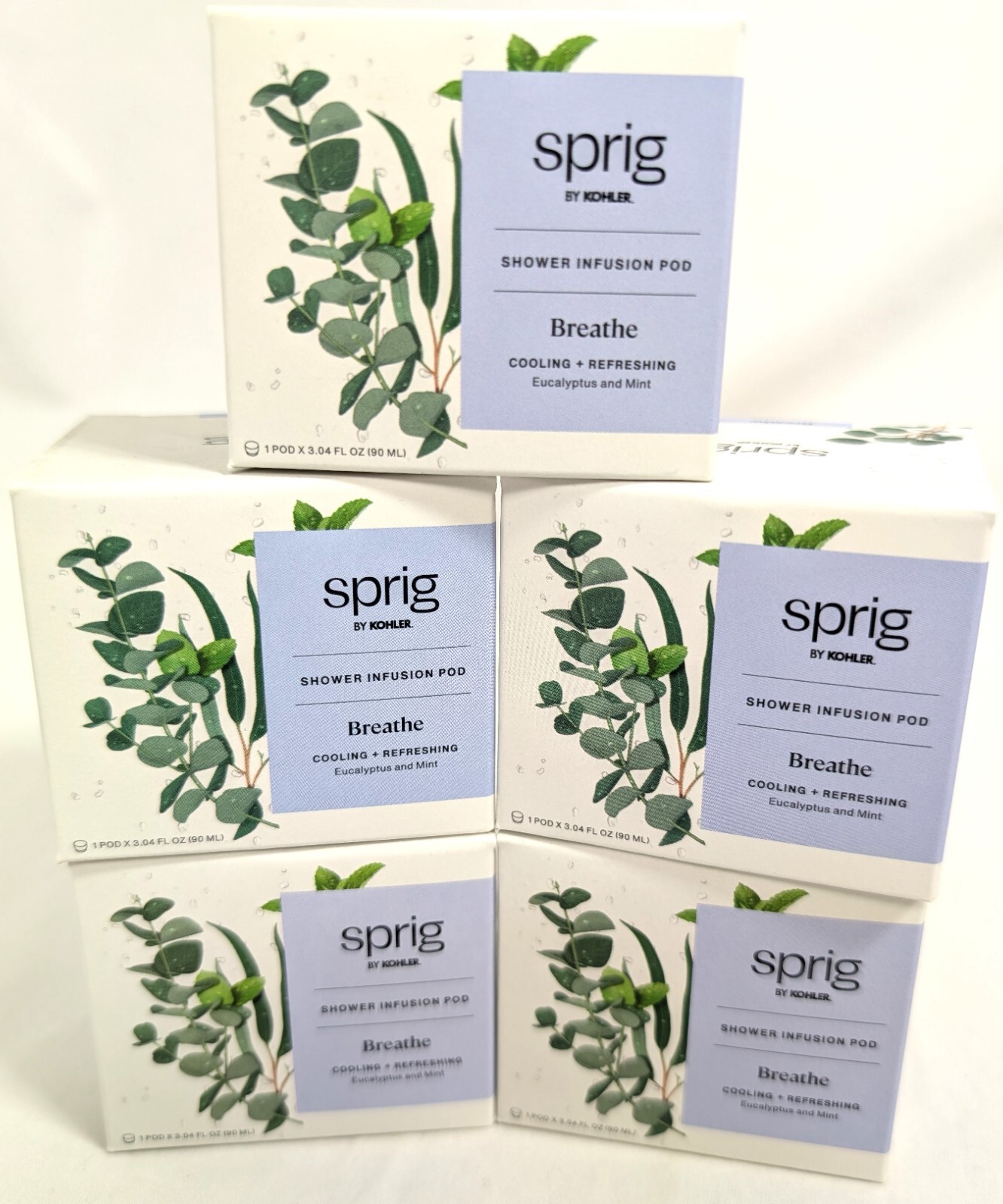 NEW 5-PACK KOHLER Sprig (YOU PICK SCENT) Multi-Use Shower Infusion Pod Aroma Oil