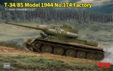 RYEFIELD MODEL RFM RM-5040 1/35 Medium Tank T-34/85 Model 1945 No.174 Factory