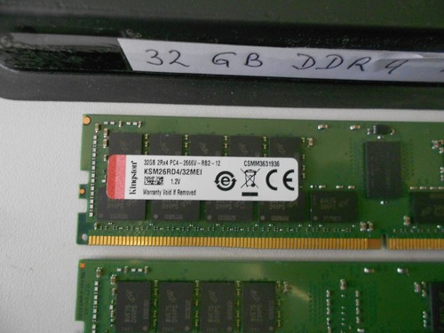 Kingston 32 Go RAM - DDR4 2Rx4 PC4-2666V ECC Reg. LRDIMM KSM26RD4/32MEI - Photo 2/3