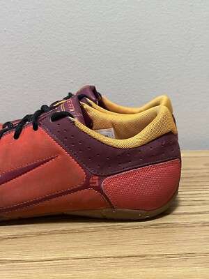 Nike First Touch II Football Boots Soccer Orange Gold Astro Turf FT ii Size US 7 Nike First Touch II Football Indoor Soccer Blue Gold Astro  main image 3