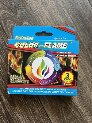 3 Pack Enviro-Log Color-Flame Packets Indoor/outdoor