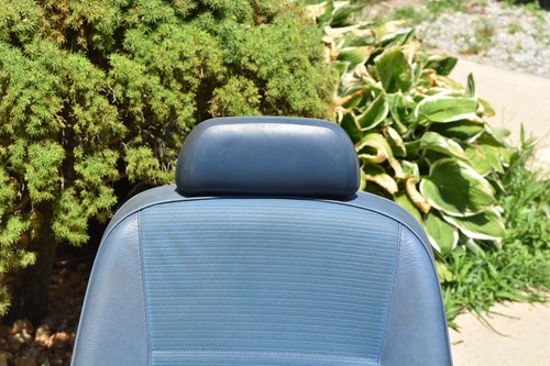 1978 Honda Civic CVCC Hatchback Passenger Right Bucket Seat Blue Vinyl 72 79 - Picture 9 of 17