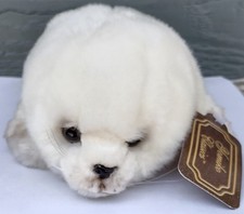 NEW/NWT Russ Berrie Yomiko Classics Harp Seal 8" White Plush Toy