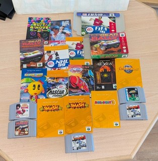 Nintendo 64 N64 Mario Party 3 Lot Of 13 Manuals 2 Box 5 Games! Super Smash Bro