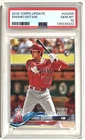 2018 Topps Update Series Shohei Ohtani RC PSA 10 Gem Mint Rookie Debut #US285