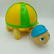 Hasbro Playskool Glo Friends Turtle Glow in the Dark Pull Toy, Vintage 1985