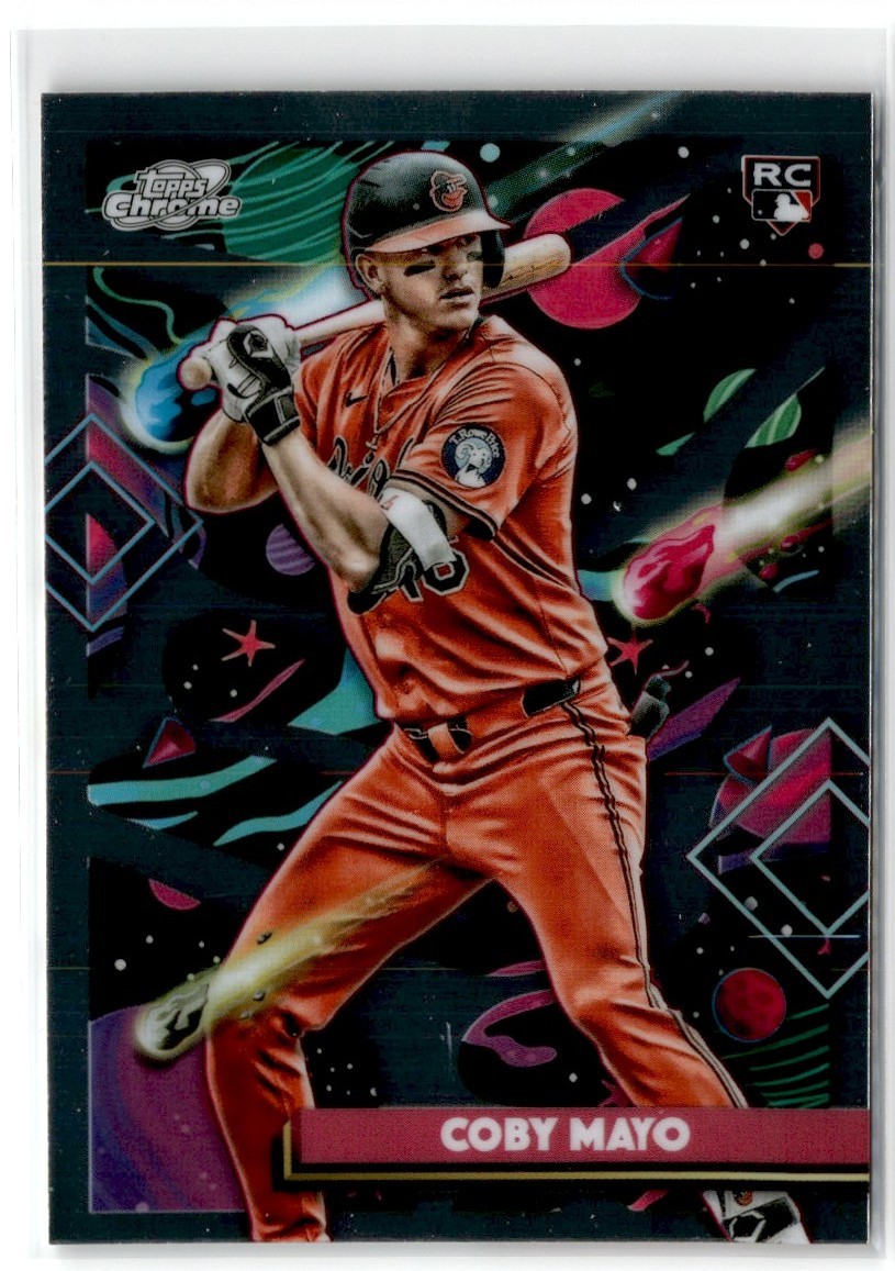 2025 TOPPS COSMIC CHROME COBY MAYO RC ORIOLES #154
