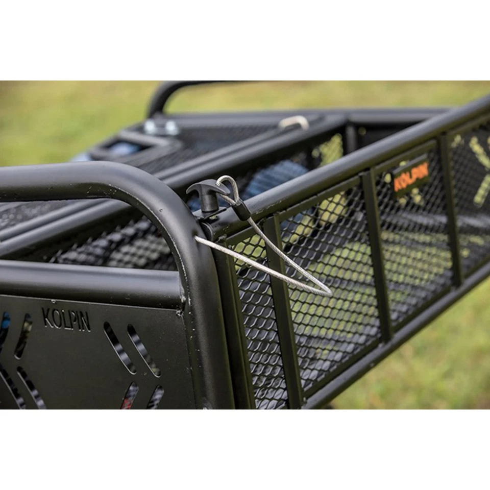 Polaris 53300 Kolpin Rear Drop Basket Rack Collapsible Tailgate Universal ATV - Image 3 of 4