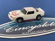 1979 TYCO PONTIAC White FIREBIRD TRANS AM HO Slot Car LIGHTS