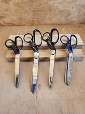 4 Vintage WISS Scalloping  Pinking Shears Scissors Model SN7, CB7  2 Pat Pend.