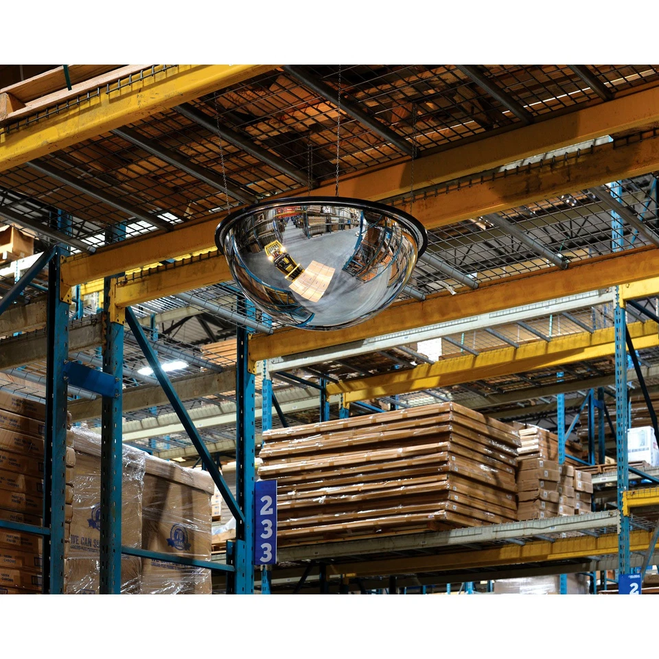 Espejo acrílico cúpula completa interior 18" diámetro 360176; ángulo de visión Foto 3 de 3