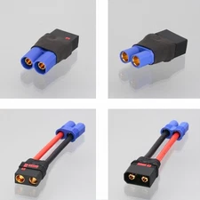 EC8 to QS8 Anti-Spark 8AWG 10cm Wire Ebike Battery Charging ESC No Wires Adapter