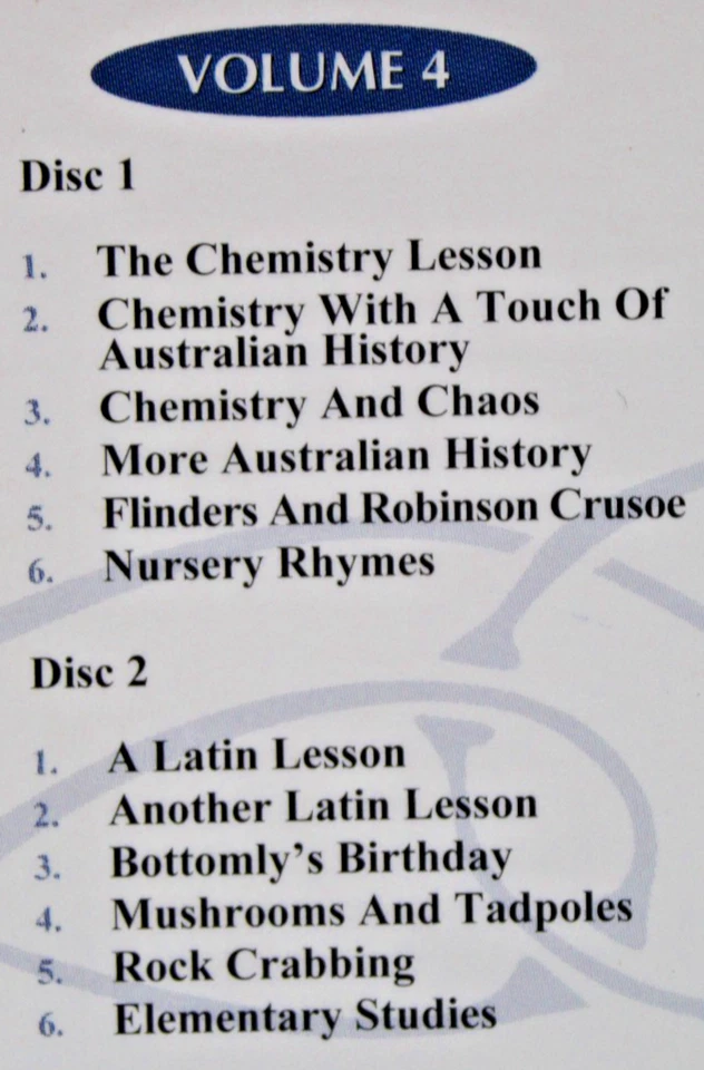 "Yes, What?" CD Box Set x6 CDs Vtg Australian Radio Comedy Vol 4 5 6 Mint RARE - Image 4 of 4