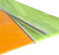 7/32" H Zinc Came for Stained Glass Projects, 24Ft H-Channel Zinc Came, Flat, 3F