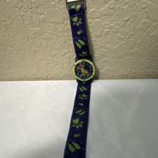 VINTAGE SIMBA  NALA LION KING DISNEY CHILD'S WATCH BY TIMEX STRETCH BAND- WORKS
