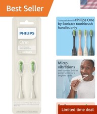 Philips One by Sonicare 2pk Micro Vibration Brush Heads - Elegant Snow Design