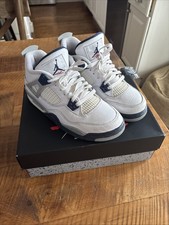 GS Jordan 4 "Midnight Navy" Size 7 Used With All Original Packaging