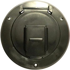 Electric Power Cord Small Round Cable Hatch 3" Cutout RV