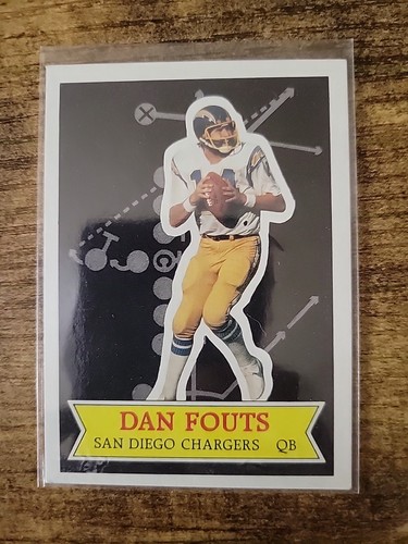 1984 Topps NFL Football Stars Dan Fouts #10 - Chargers