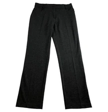 Counterparts Womens Pants Sz 8 Charcoal High Rise Zip Button Straight Stretch